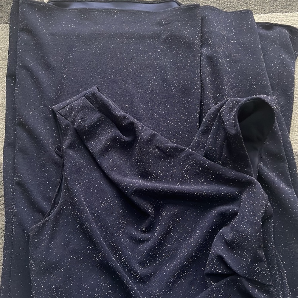 Adrianna Papell Asymmetrical-Neck Gown - 14 - Picture 4 of 5